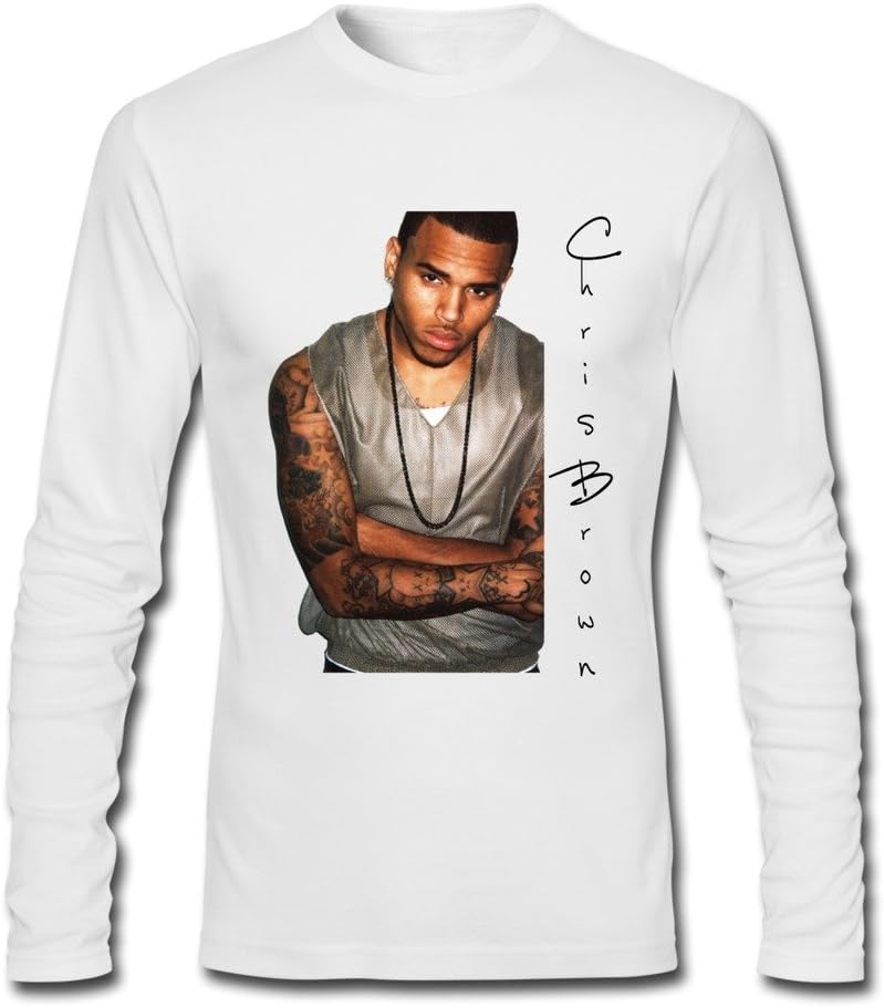 JaHa Men's Pop Popular Star Chris Brown T-Shirts