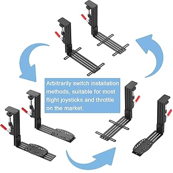 2 Pack Desk Mount Hotas Mount Joystick Mount Compatible With