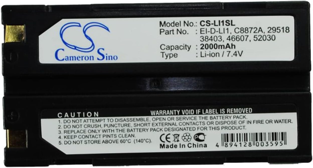 VINTRONS 2000mAh Battery for Trimble 29518, Geoexplorer 3, MCR-1821, MCR-1821C,