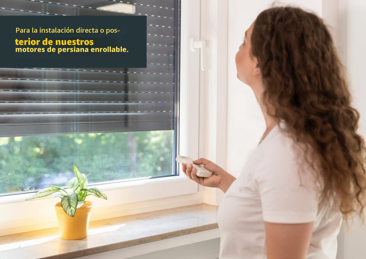 Schellenberg 20097 Juego de persianas enrollables para ventanas, 80 x 100 cm, blanco/gris
