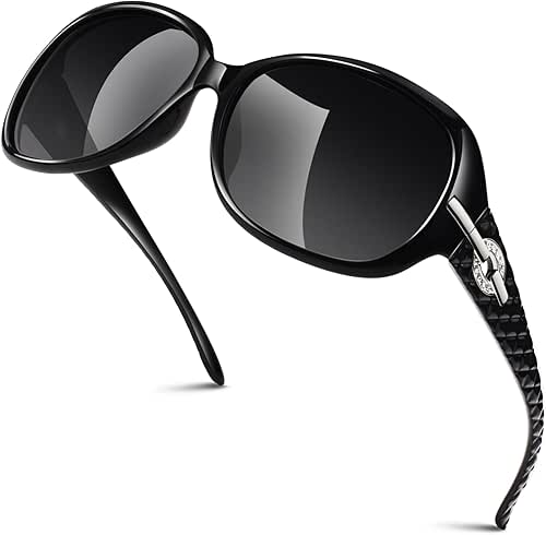 GQUEEN Lunettes de Soleil Femme Polarisée UV400 Mode et Rétro