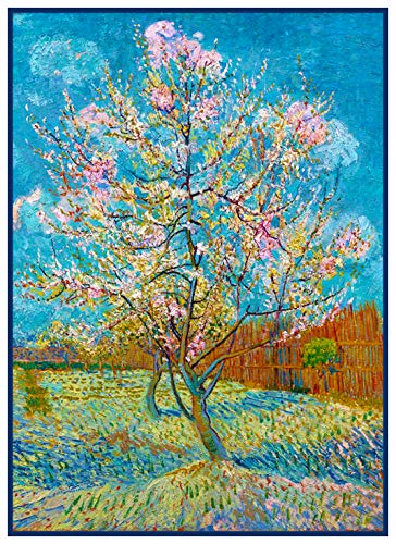 Orenco Originals Pink Peach Tree Impressionist Artist Vincent Van Gogh Counted Cross Stitch Pattern