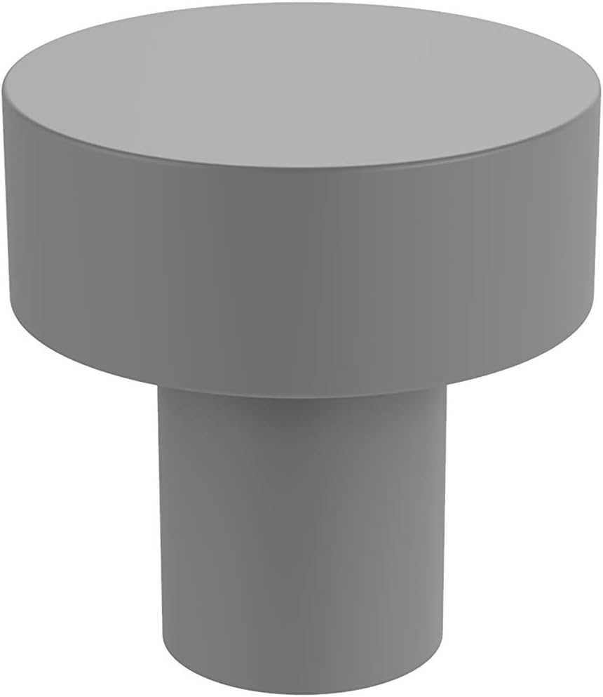 Allied Brass 107 1 Inch Knob, Matte Gray