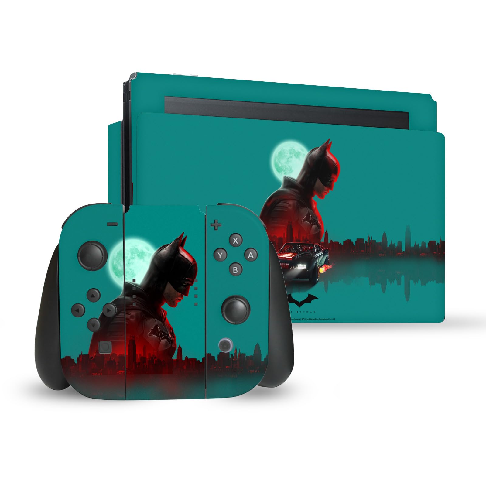 Autocollant Switch Batman vinyle peau de protection manette Joy-Con et console de jeu