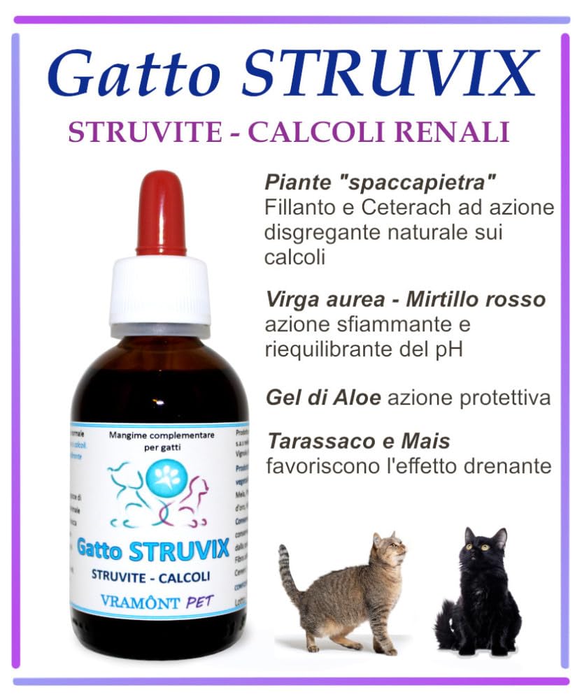 Gatto Struvix calcoli Renali 50ml Gocce
