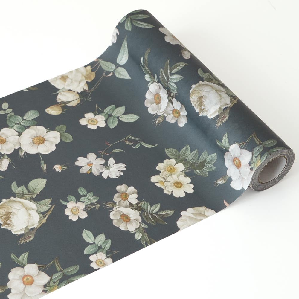 Amazon | 壁紙屋本舗 マスキングテープ 幅広 壁紙シール はがせる 花柄
