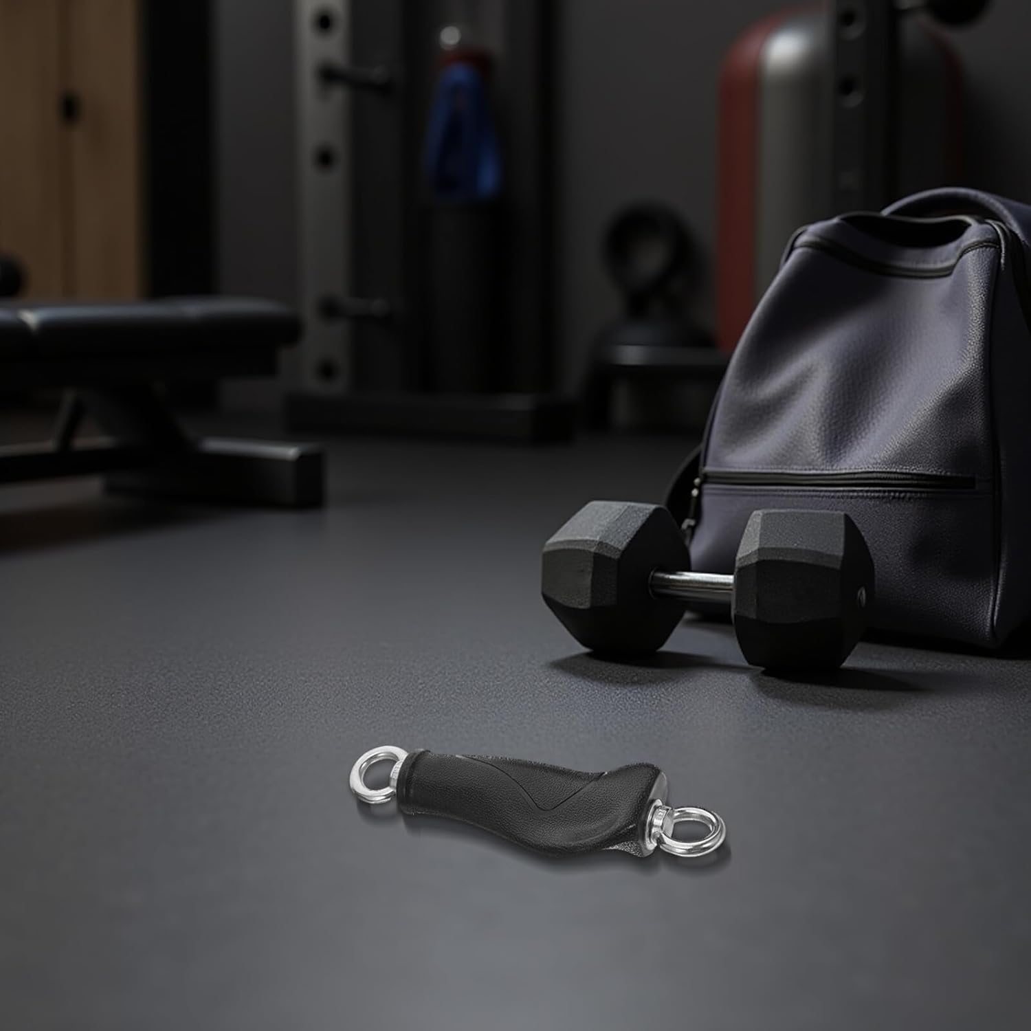 POPETPOP 2pcs Workout Handles Cable Machine Attachments, Fitness Handle Grips for Strength Training, Arm Training Equipment Compatible with Resistance Bands for Home Gym Pulley System