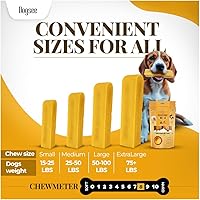 Vista 6 de Dogsee Masticadores de queso de yak del Himalaya con cúrcuma para perros 1lb (Grande - 4 barras) 100% totalmente natural Golosinas para razas
