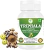 Triphala Blend of Emblica officinalis, Terminalia bellirica, Terminalia chebula Capsule | Pack of 60 x 500 MG. Vegetarian Capsules | GMP Certified | Gluten Free Pack of 1
