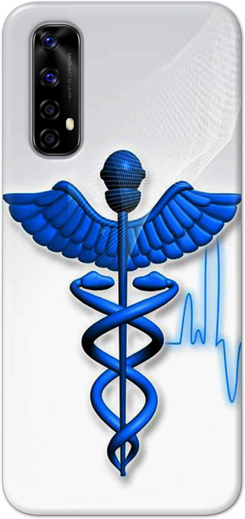 PRINTFIDAA Medical Doctor Logo Symbol Printed Designer Hard Back Case Cover for Realme Narzo 20 Pro/Realme 7 -(WU) VKM2023