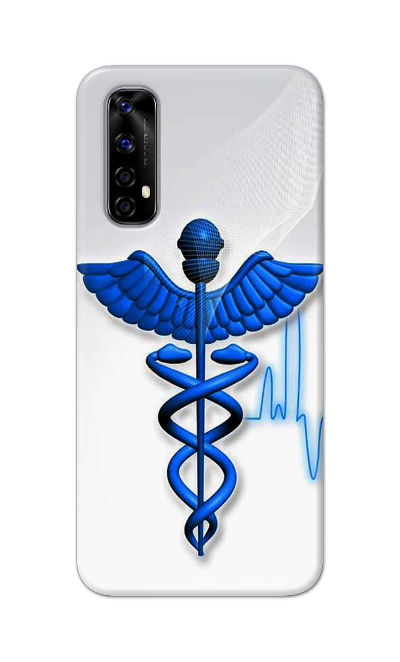 PRINTFIDAA Medical Doctor Logo Symbol Printed Designer Hard Back Case Cover for Realme Narzo 20 Pro/Realme 7 -(WU) VKM2023