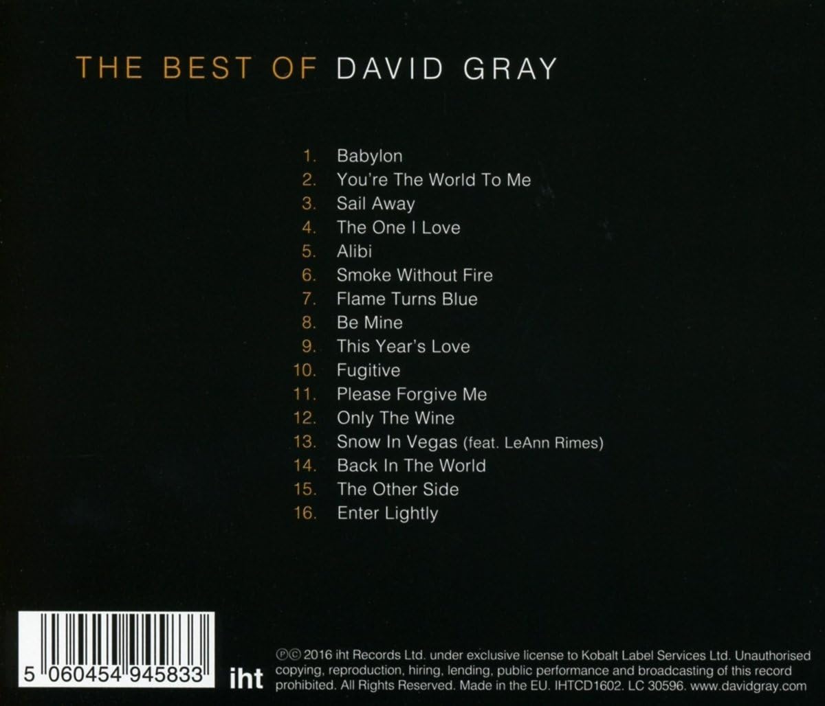 The Best Of David Gray: Amazon.co.uk: CDs & Vinyl
