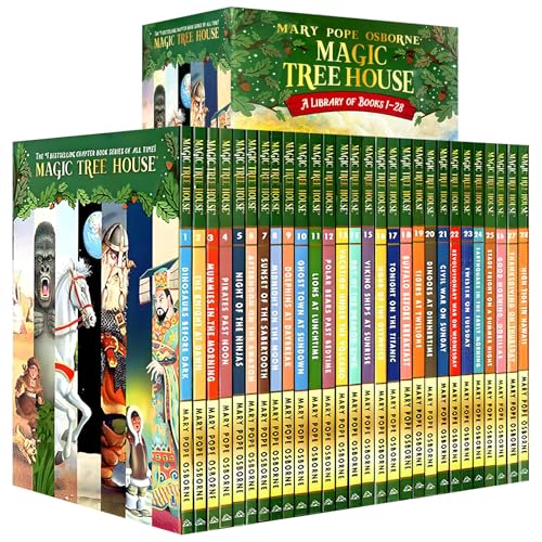 Magic Tree House Books 1-28 Boxed Set, A Library of Tree House Book Series