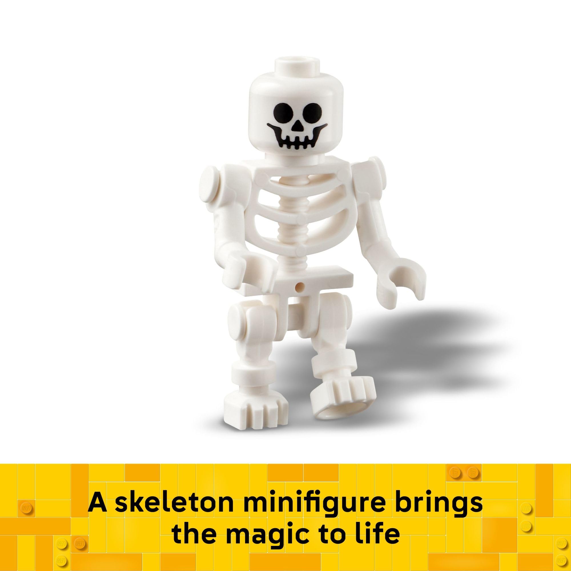 LEGO Halloween Barn Building Toy for Kids - Room Decor & Pretend Play Set for Boys & Girls, Ages 9+ - Gift for Halloween or Birthdays - Includes Scary Skeleton Minifigure - 40721