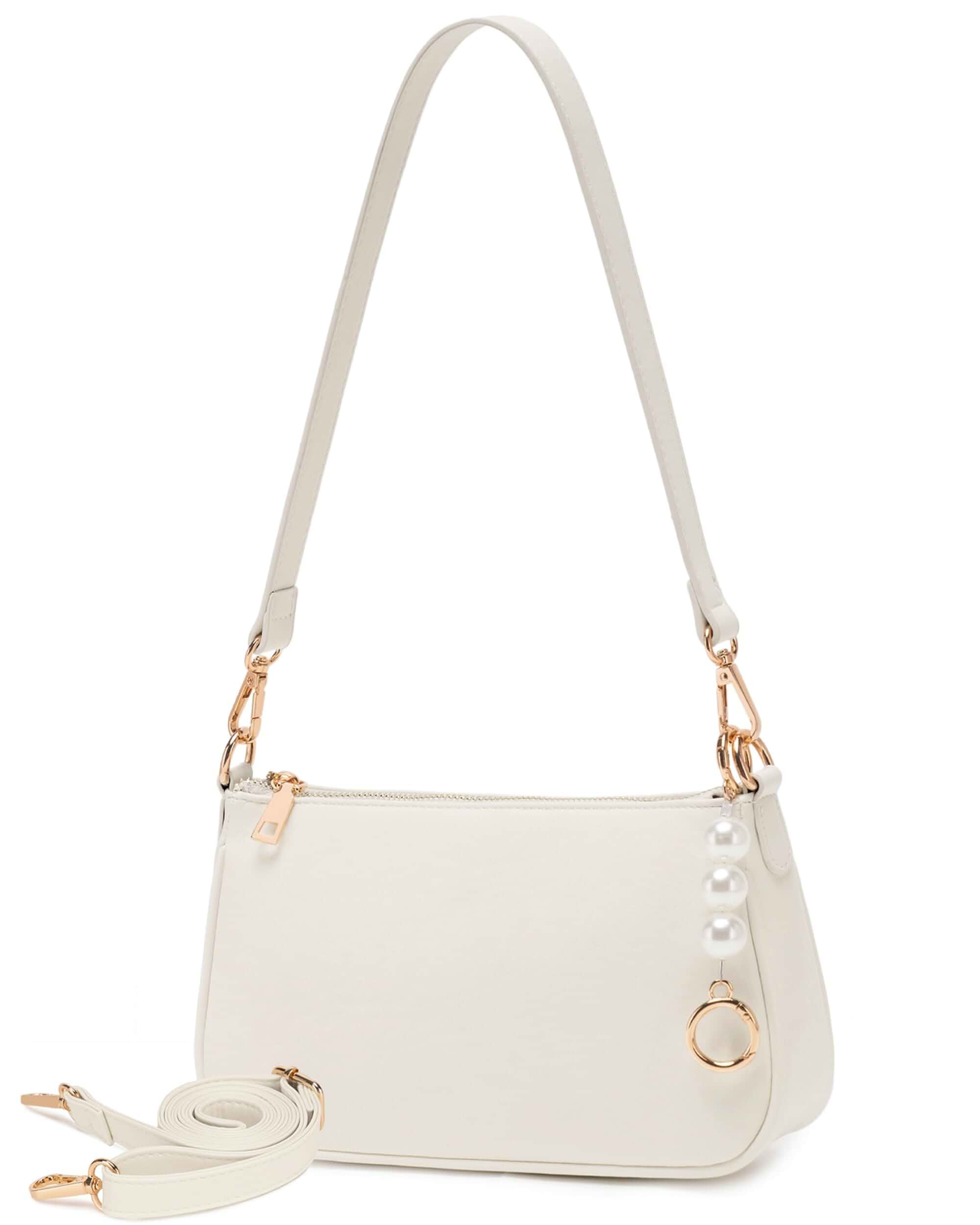 Travistar Shoulder Bag for Women Small - Vegan Leather Crossbody Bags Handbags Hobo Cute Clutch Purses Satchel with 3 Straps