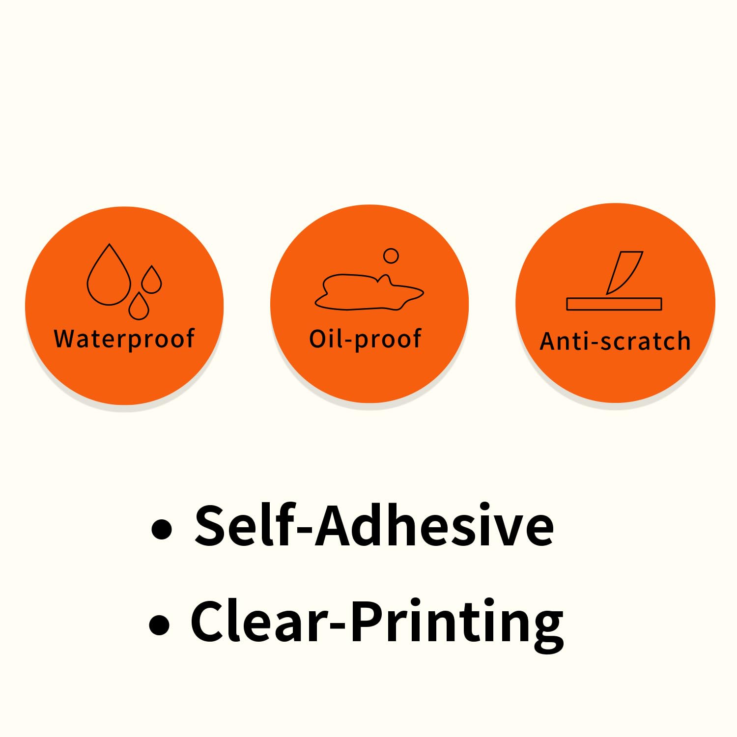400 Piece Thermal Labels - 3 * 3in Star Shaped Stickers - Large Direct Thermal Labels For DIY Logo Design, Code Name Tags - View #2