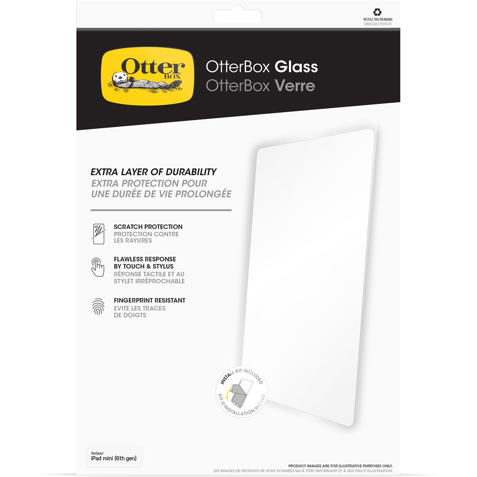 

                                                    OtterBox Glass Screen Protector for iPad mini (A17