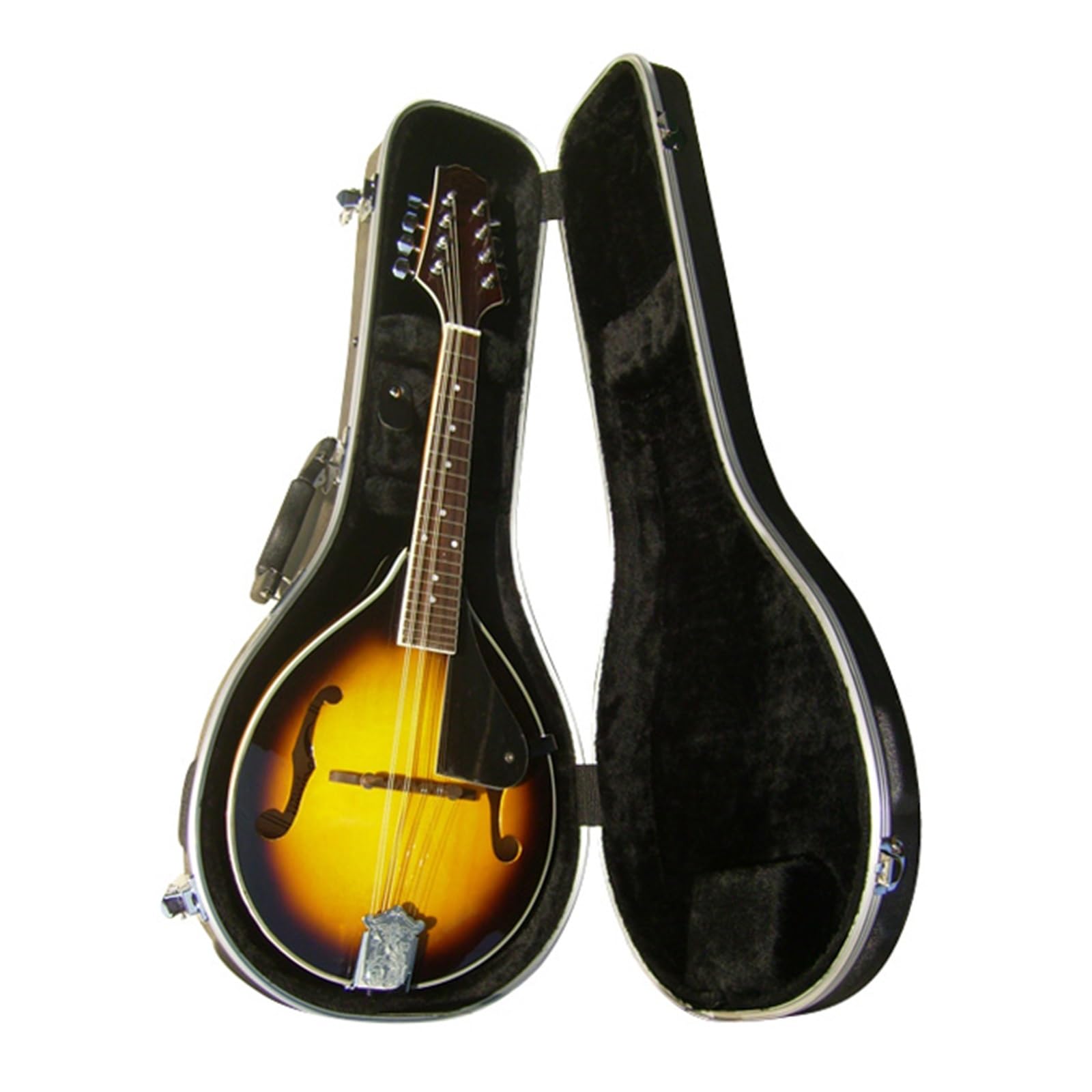 Mandolina Profesjonalny Instrument Solidny Drewniany Ręcznie Wykonany Ośmiostrunowy Instrument Mandolina Z Obudową ABS