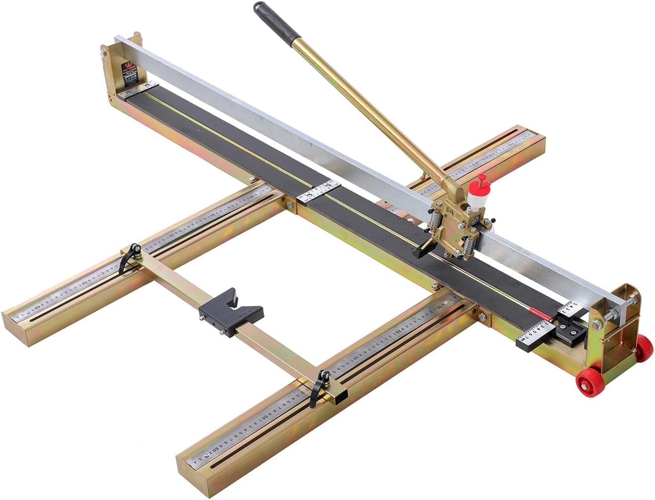 TOPWAY Manual Tile Cutter 1200mm High Precision Laser Guided Heavy Duty Solid Base with Wheels for Ceramic and Porcelain Tiles Kitchen Bathroom Home Flooring and Walls Tiles Cutting Machine 347740