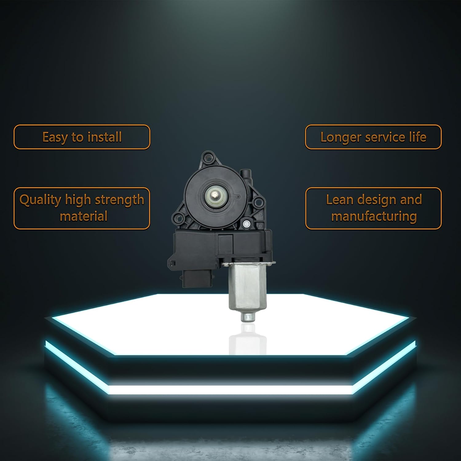 6 Pins Power Window Lift Motor Compatible with Hyundai Tucson 2016-2021 Front Left Driver Side,Replace for 82450D3010, 82450-D3010