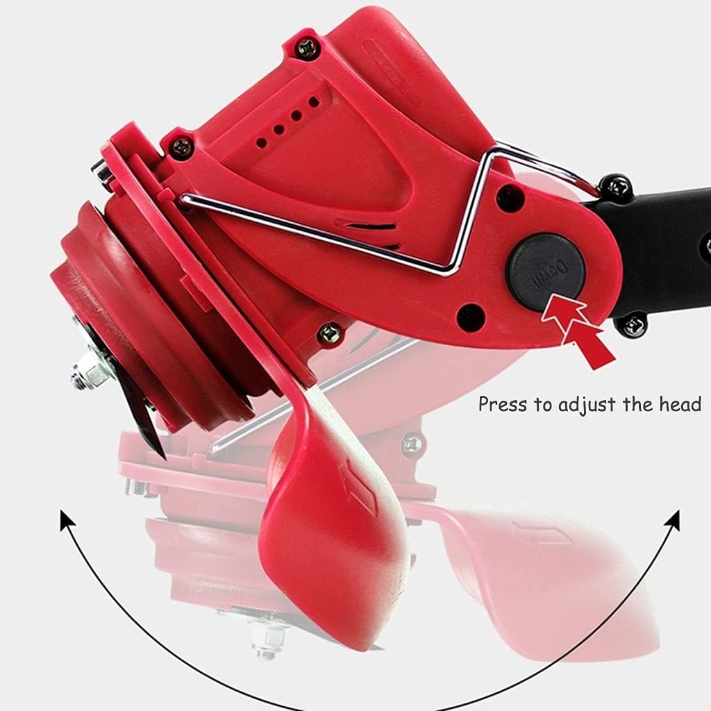 review Lawn Mowers & Tractors Electric Lawn Mower Handheld Portable Rechargeable Weeding Machine Multifunctional Household Small Lawn Trimmer Orchard Garden Trimmer ( Color : Battery1 , Size : 11000mAh )