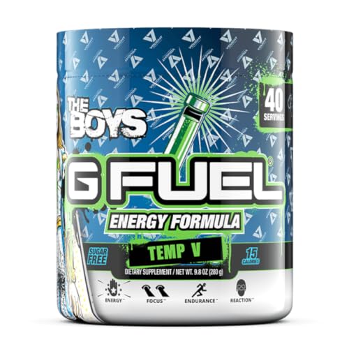 G Fuel Temp V Energy Powder, 9.8 oz (40 servings)