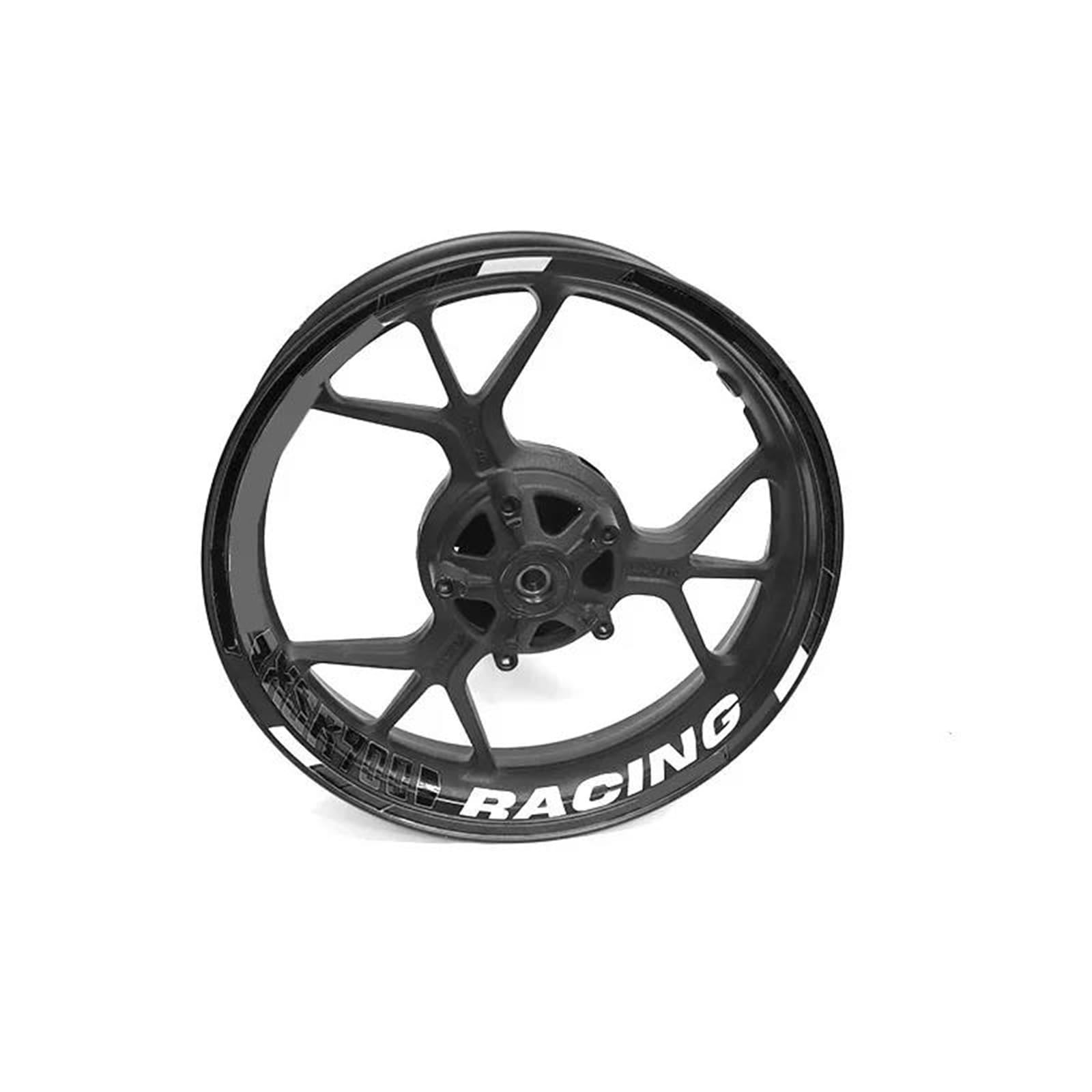 Stickers Motorcycle Accessories Wheel Stickers Reflective Decals Rims for Yamaha XSR900 Xsr900(Style 8)