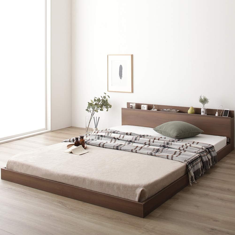 Amazon｜ベッド セミダブル ボンネルコイルマットレス付き ベッド