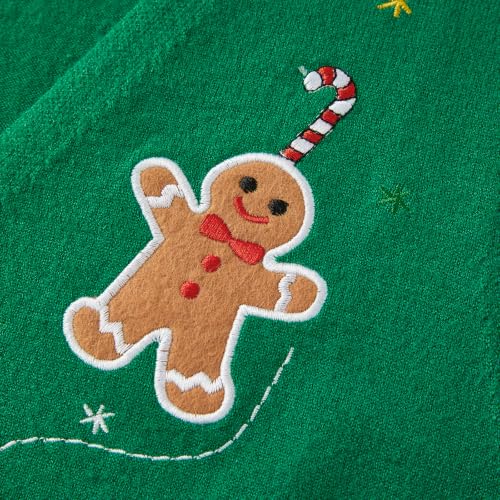 Image of SOLILOQUY Christmas Sweater Vest for Women Button Down Embroidery Knit Vest