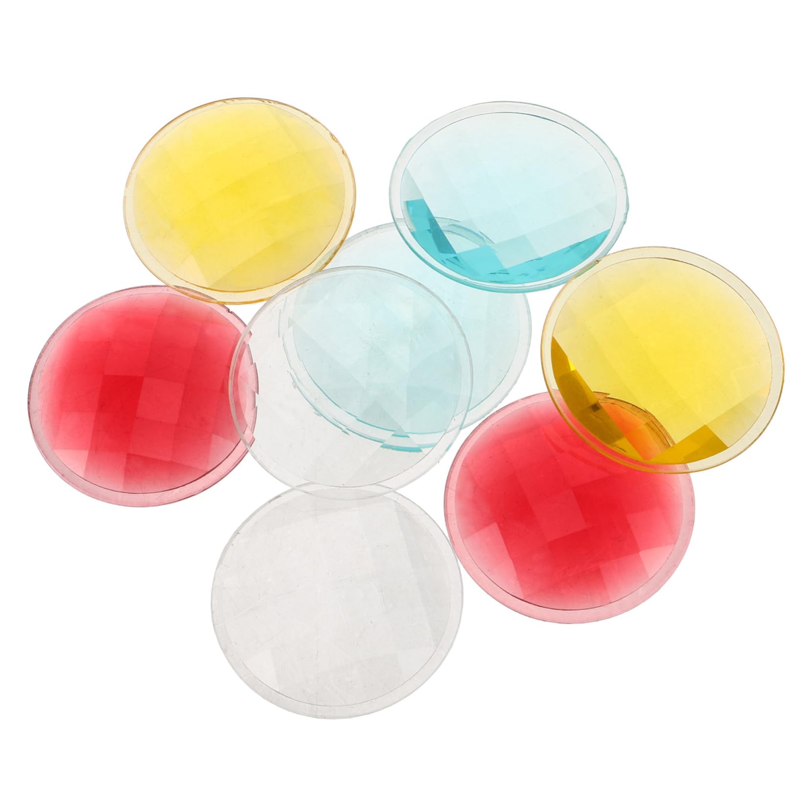 Garneck Creative Kids Kaleidoscope Toy 8pcs DIY Lens Set Prism for Homemade Projects Festive Decor