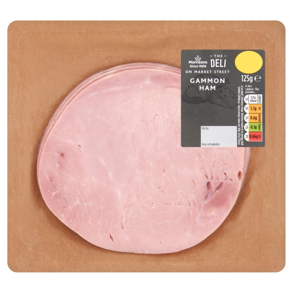 Morrisons Market Street Deli Gammon Ham 125g