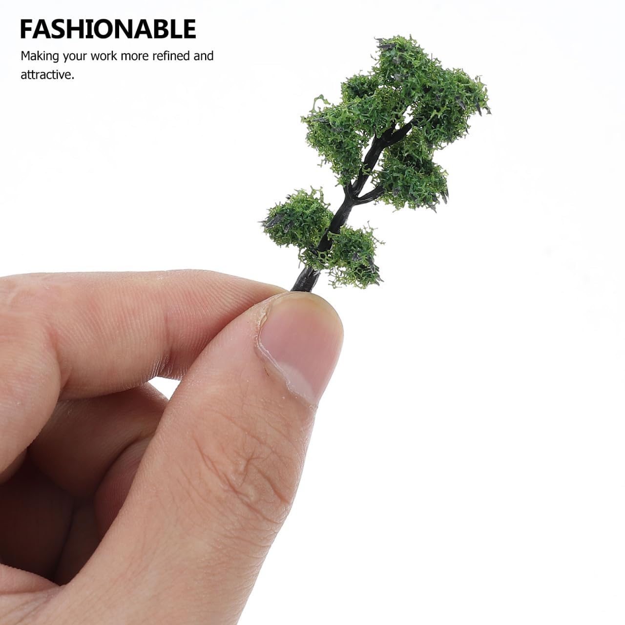 MAGICLULU Mini Spruce Trees for Model Scenery Fake Landscape Trees for Train Railroad Diorama Micro Landscape Decoration for Diy Crafts and Architectural Models - Image 3