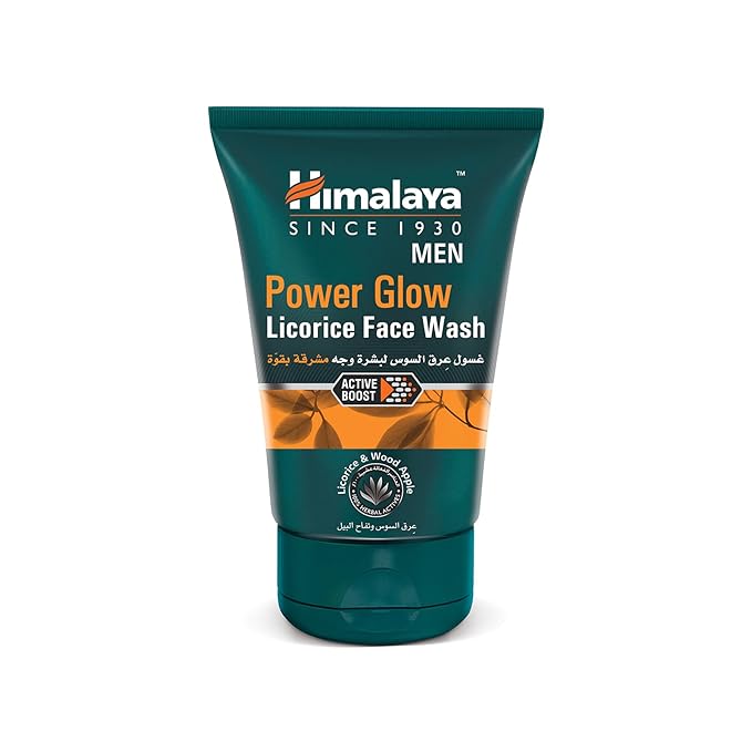 Himalaya MEN Power Glow Licorice Face Wash, 100ml