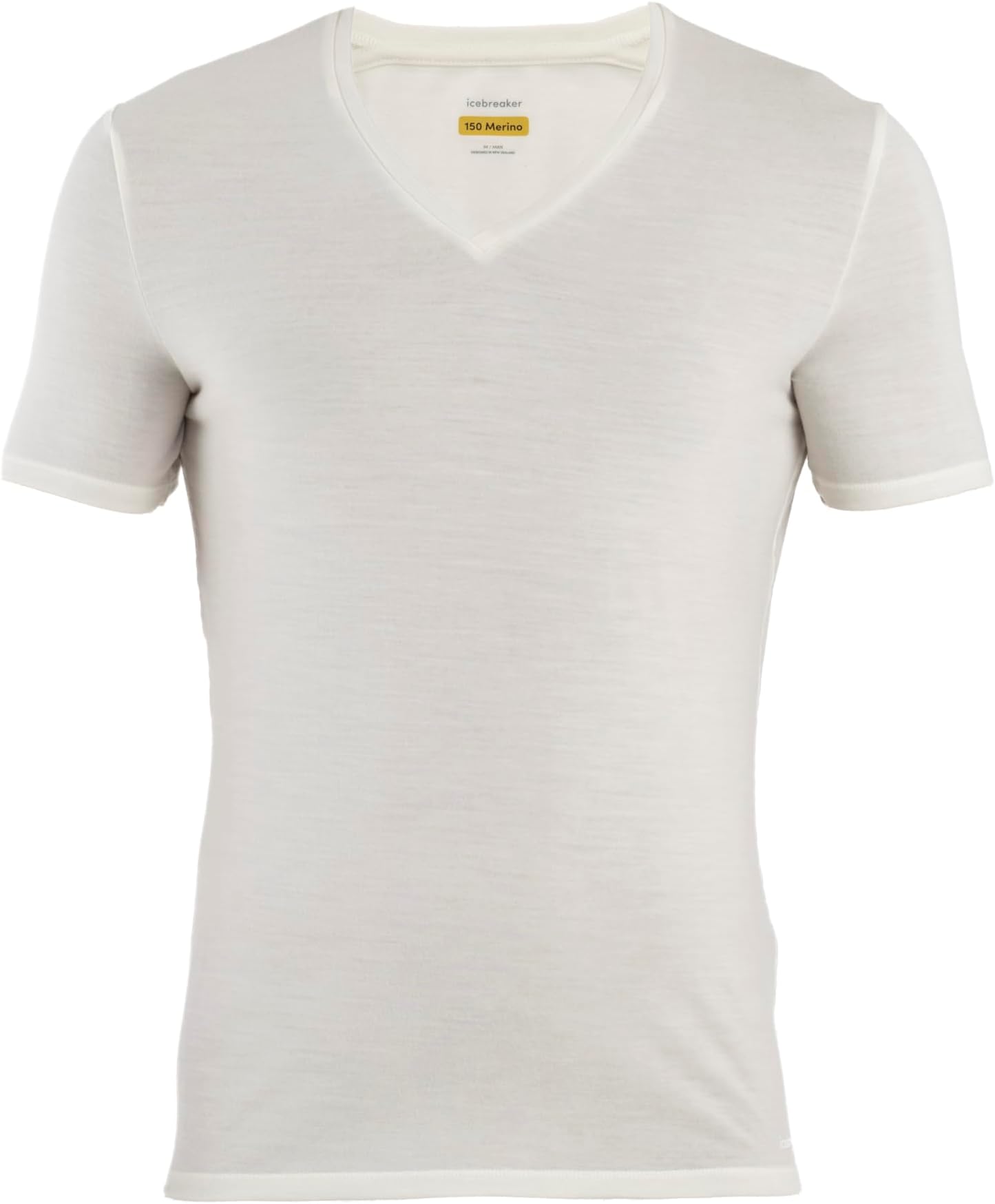 icebreakericebreaker Men’s Merino Anatomica Short Sleeve V Neck T-Shirt - Undyed - Small