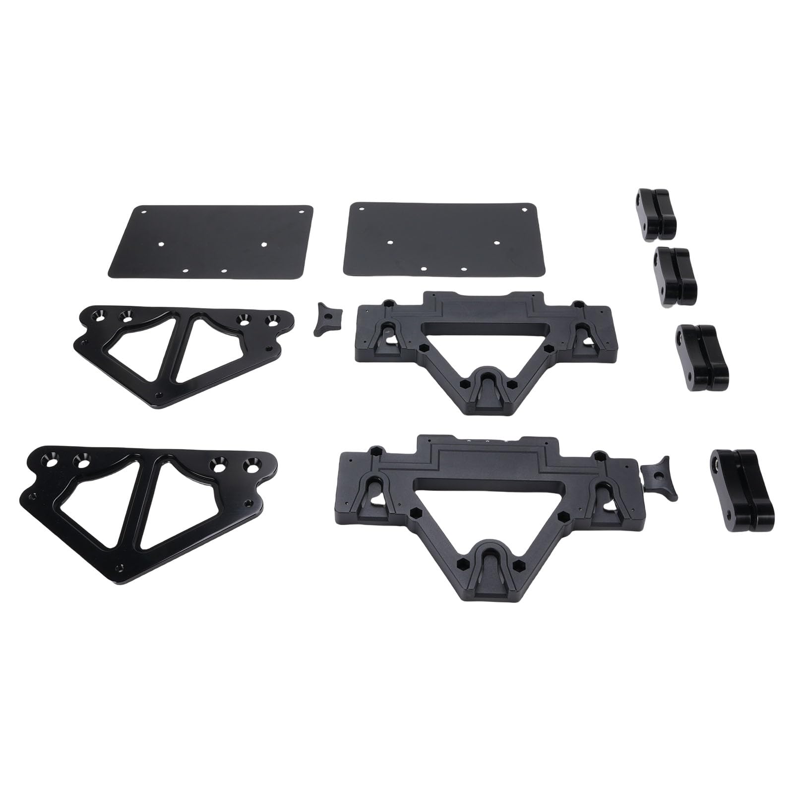 Motocicleta Saddlebag Rápida Liberación de Montura Aleación de Aluminio Prueba Meteorológica Reemplazo de Estabilidad Mejorada para Shadow Saber VLX VT750