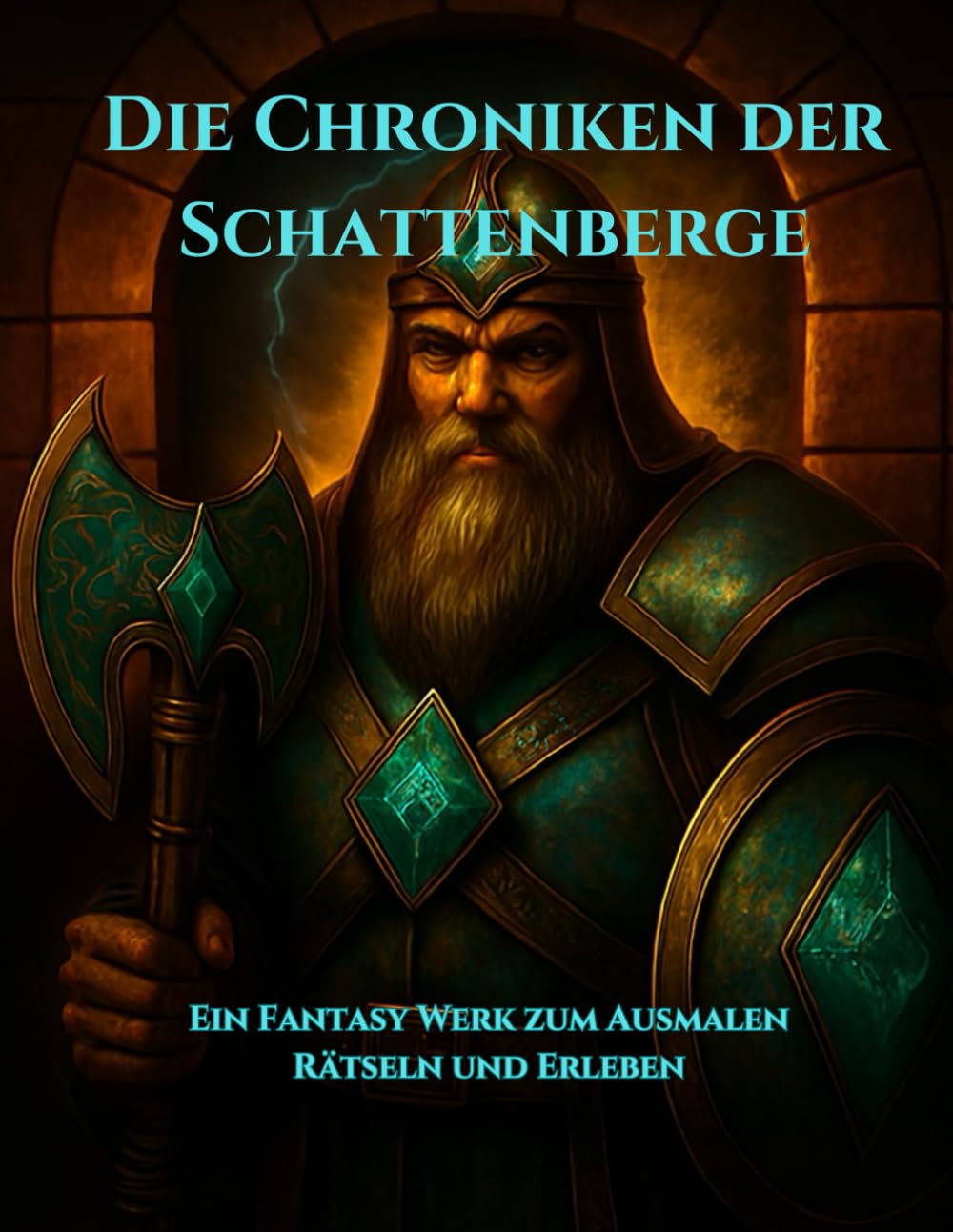Die Chroniken der Schattenberge: Ein Fantasy Werk zum Ausmalen Rätseln und Erleben