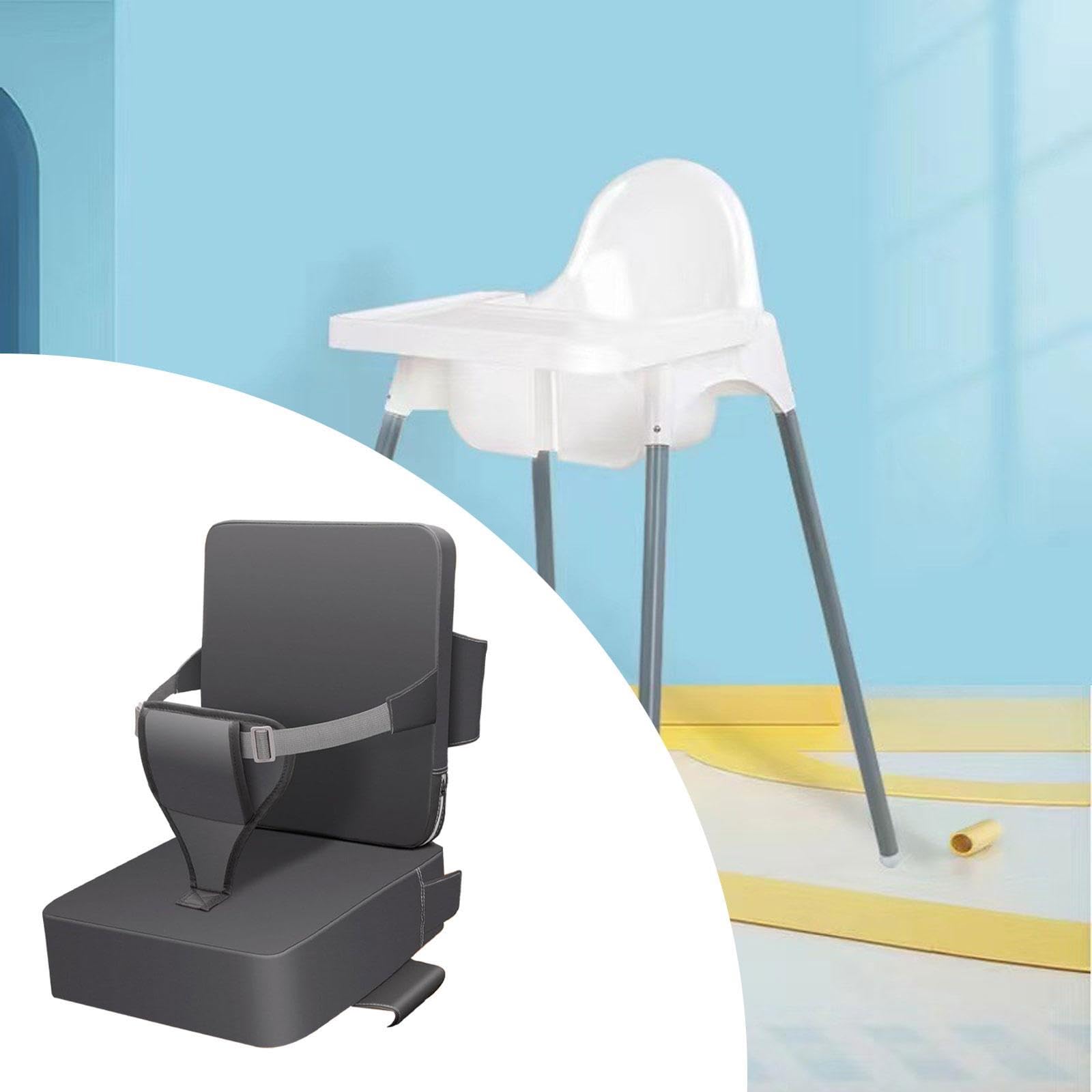 Booster Seat for Dining Table Portable High Chair Seat Pad for Kids Children 39cmx39cmx10cm Dark Gray|Baby | Feeding | Booster Chairs-image-34