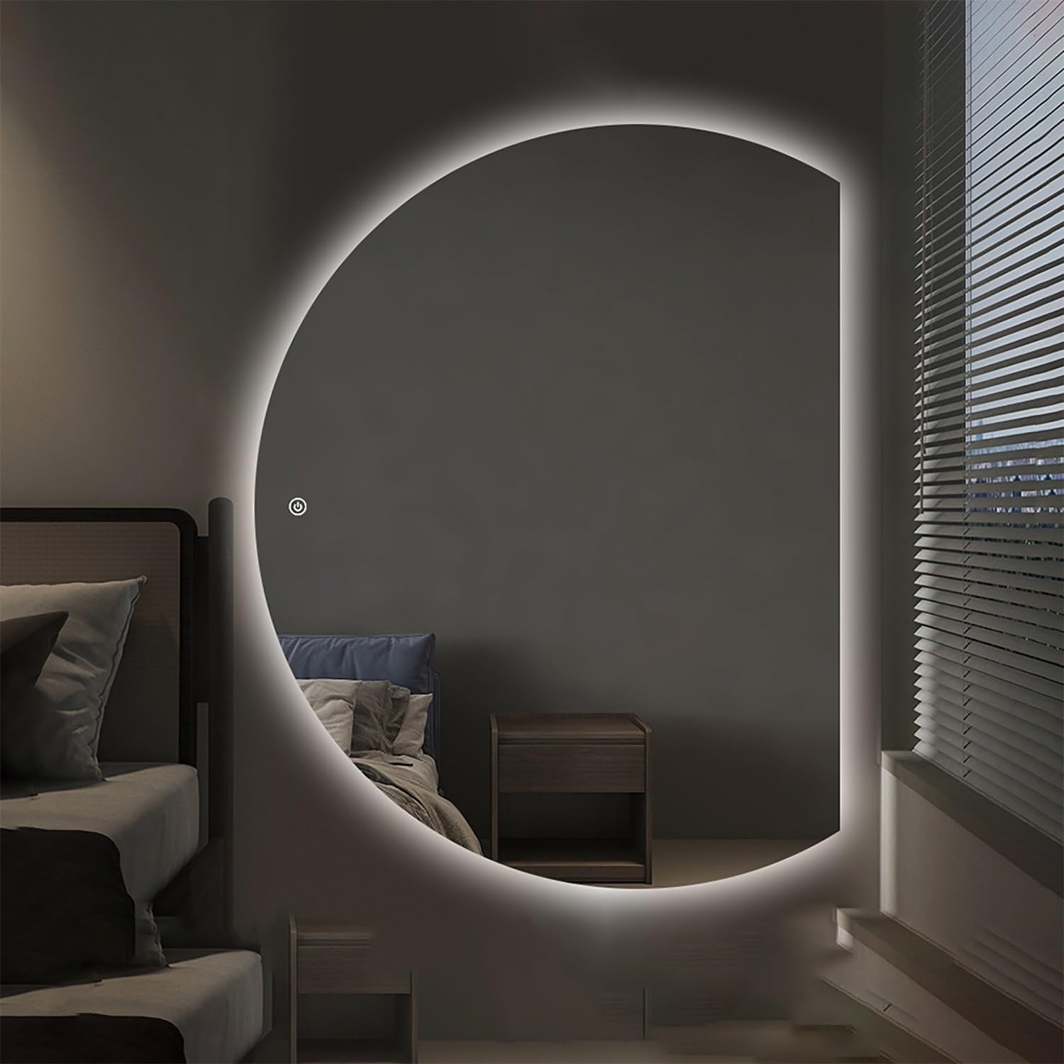 FGXHHS LED with Anti-Fog and Dimmable Backlight for Vanity Wall Installation