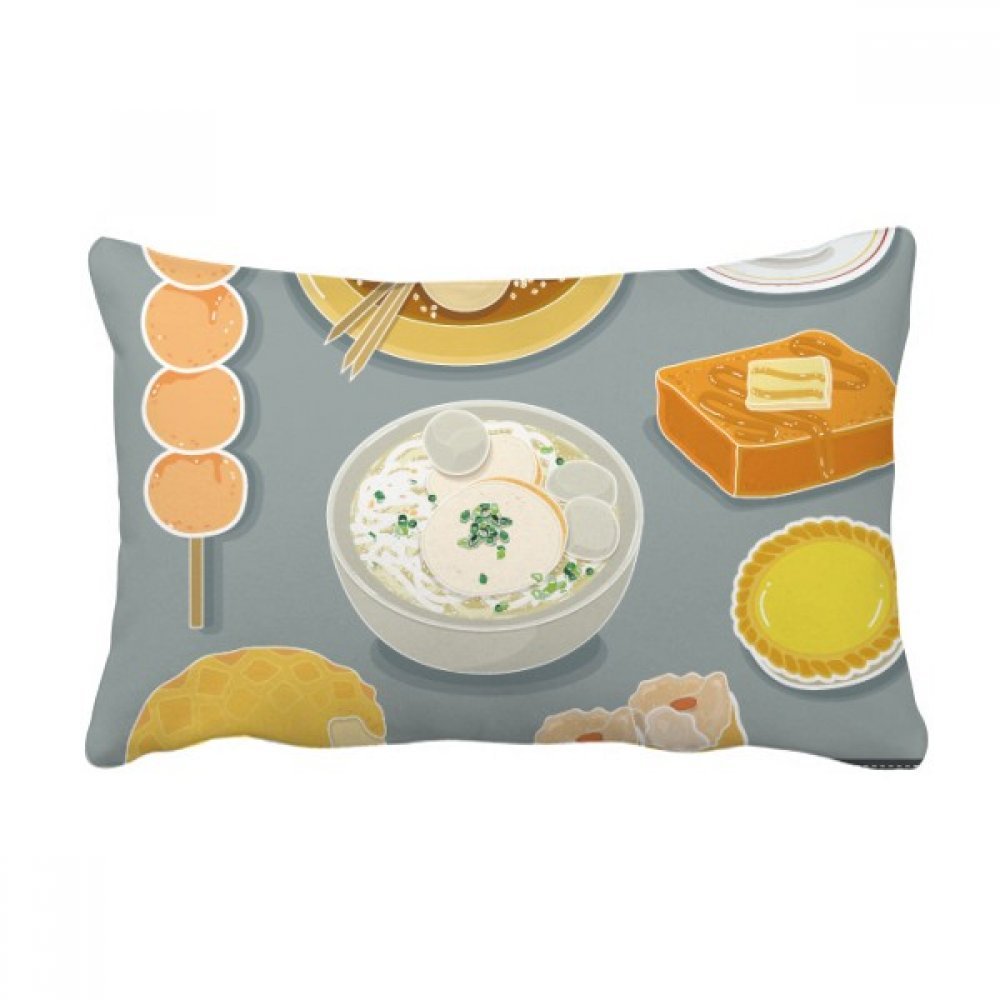 Coussin Hong Kong food, le cadeau idéal pour décorer un canapé moderne