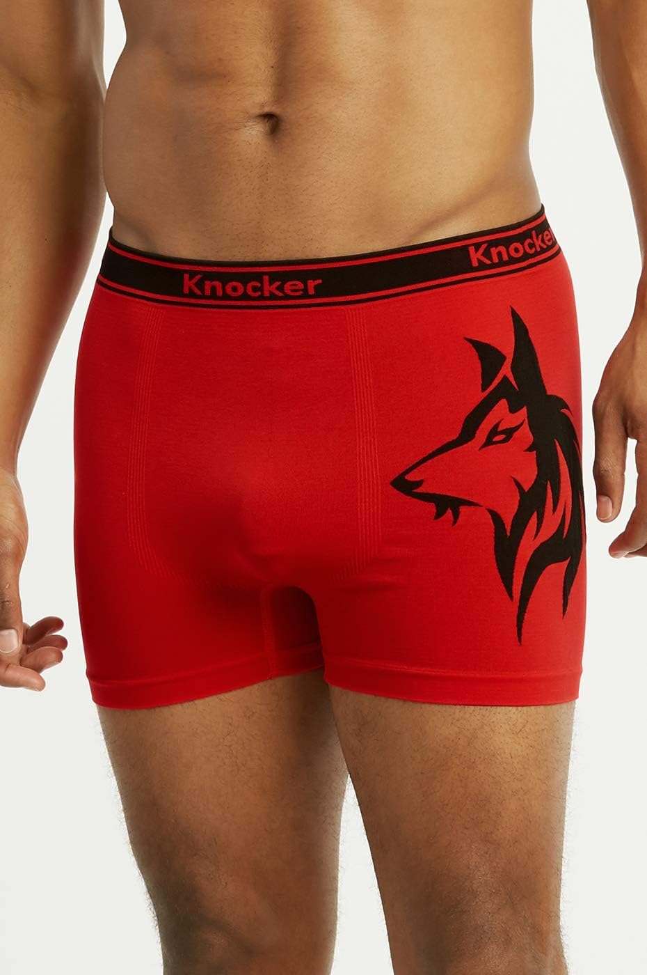 Knocker 6 pk Men`s Seamless Athletic Compression Boxer Briefs Underwear One Size - Image 6