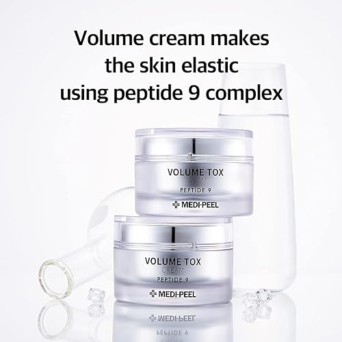 Miniatura 2 de Medi-Peel Peptide 9, Volume Tox Cream, 1.76 oz (50 g), Crema antiarrugas, colágeno, ácido hialurónico, crema hidratante, mejorar la elasticidad,