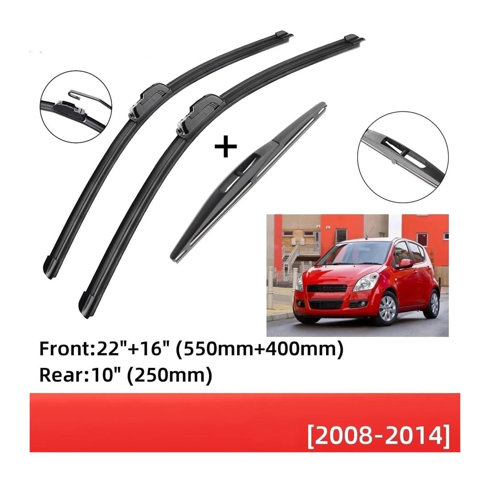 parabrezza tergicristalli Per Mazda CX-3 2015 2016 2017 2018 2019 2020 Auto Tergicristallo Spazzole Anteriore Posteriore Spazzole Tergicristallo J Gancio