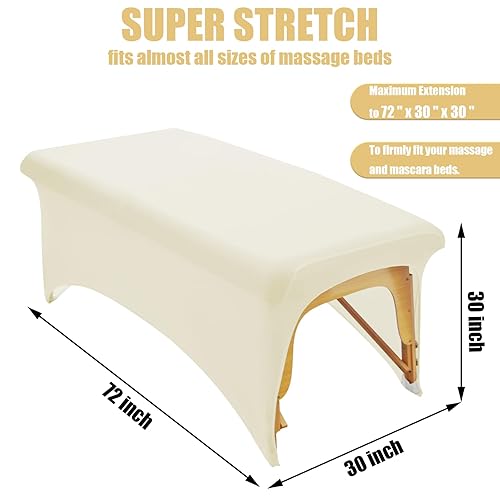 Miniatura 5 de Funda de cama elástica para cama de extensión de pestañas, juego de sábanas protectoras de tratamiento de spa para decoración de cama de pestañas o