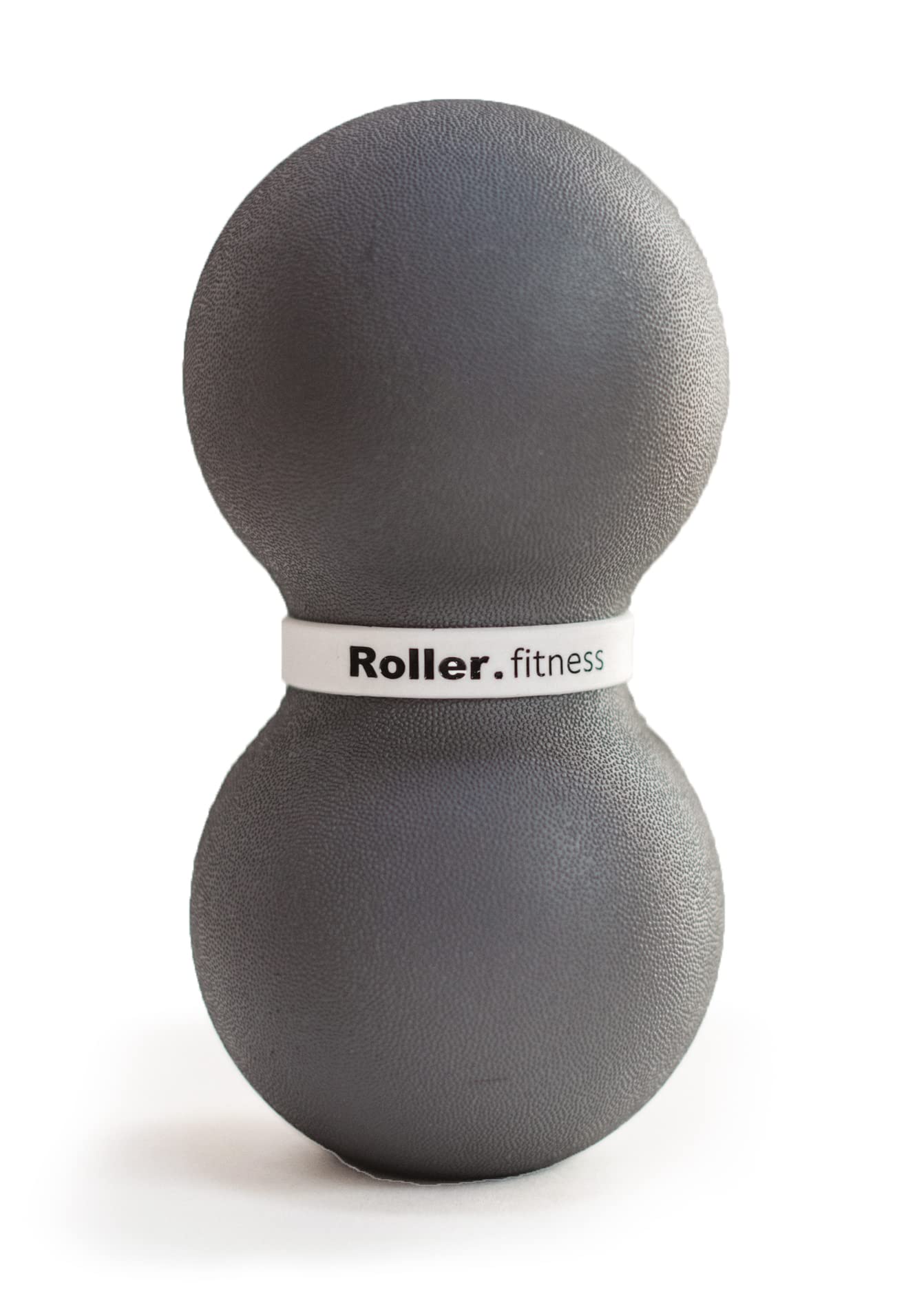 Roller Fitness Infinity Roller, rodillo de espuma de maní, rodillo de ejercicio de doble bola de masaje grande de 8 pulgadas (gris - suave)