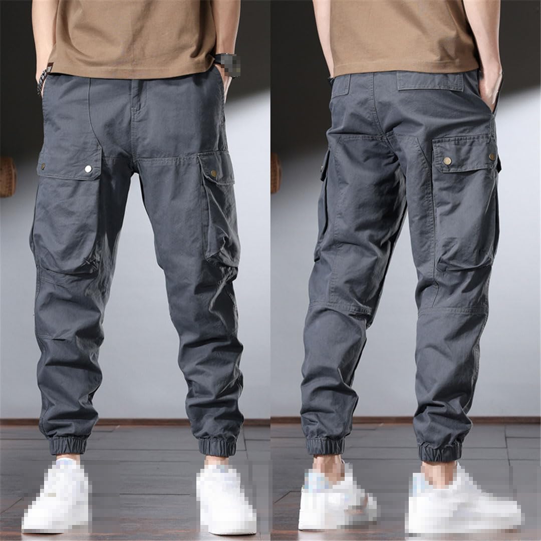 Vogrtcc Pantalones Cargo para Hombre Pantalones De Chándal Holgados Casuales Tácticos