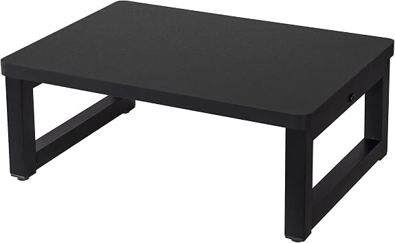 Snughome Wooden Step Stools for Adults Kids, Solid Wooden Bedside Step Stool Adults Hold Up to 350 lb, One Step Foot Stool for Kitchen, Bedroom, Living Room, Bathroom - Self-AssemblyBlack
