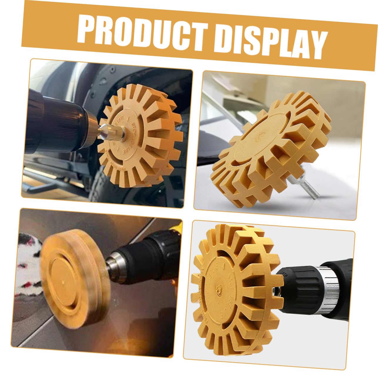 Ciieeo 5 Set Rimozione Adesivi Per Auto Per Rimuovi Colla Design Per Rimozione Vernice E Adesivi Compatibile Con Strumenti Pneumatici Facile Installazione E Materiale Resistente 2 Pezzi*5