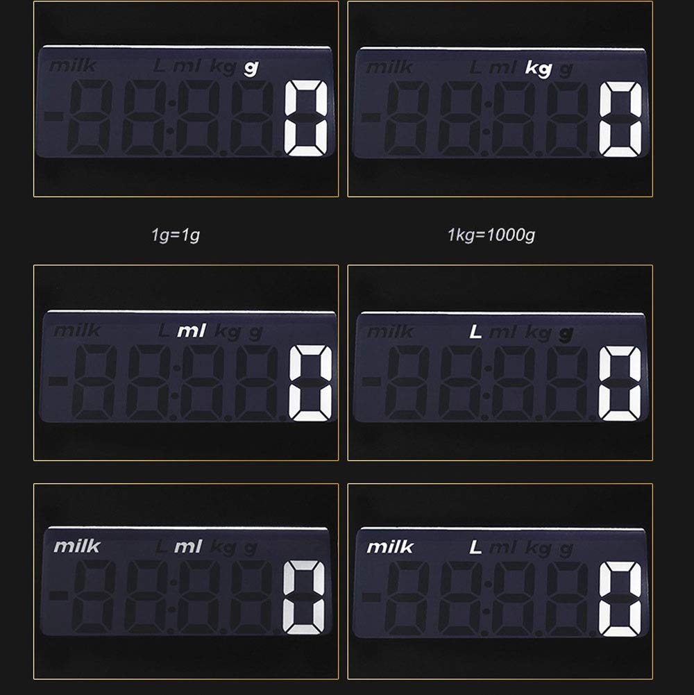Ultra-cienka cyfrowa waga kuchenna 15 kg, wodoodporna, precyzja, gotowanie żywności, platforma pomiarowa, waga elektroniczna (15 kg/1g)