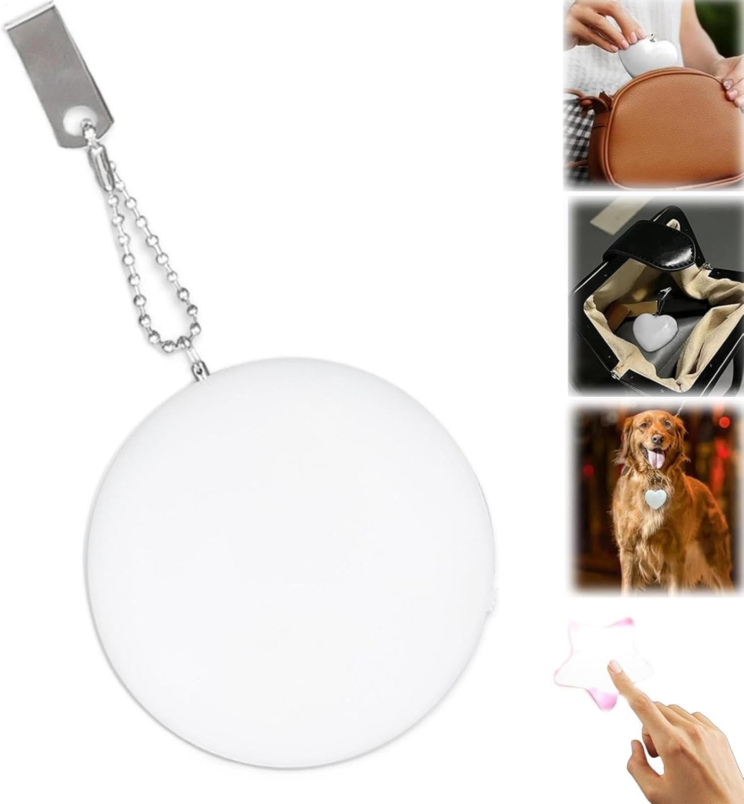 Purse Glow Heart Light - Purse Light Handbag Light | Handbag Light for Purse | Led Touch Activated Light | Handbag Purse Lamp for Women Girls Handbag Light for Purse