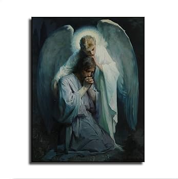 天使 アート キリスト教 Amazon.co.jp: イエス・キリストのAgony In The Garden - 天使はイエス